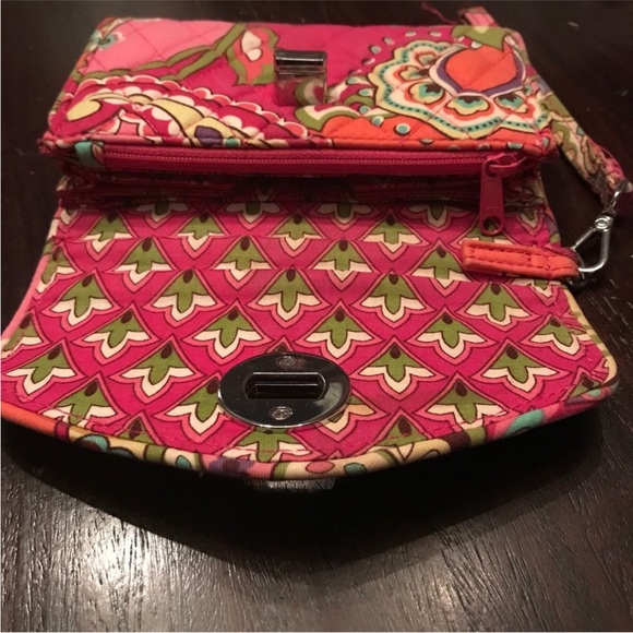 🎉Vera Bradley Paisley Wallet Wristlet - Picture 6 of 8